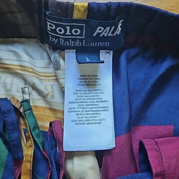 Palace x Polo Ralph Lauren Silk Pajama Shorts - Picture 2 of 4